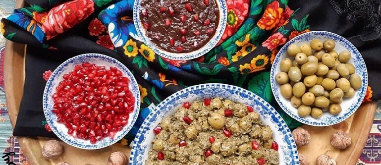 Zeytun Parvardeh (Persian Marinated Olives)-Iranian food-Iran culture