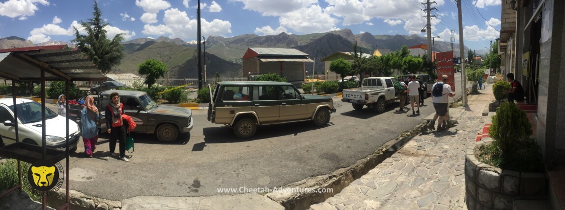 1-Jeeps to drive the team to Goosfandsara, Rineh Village (2)