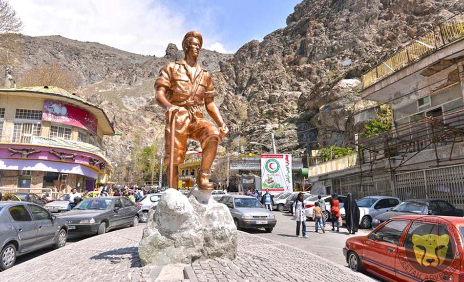 Mountaineer Statue, Darband, Tehran, Tochal Trekking Tour iran tour package visit iran travel