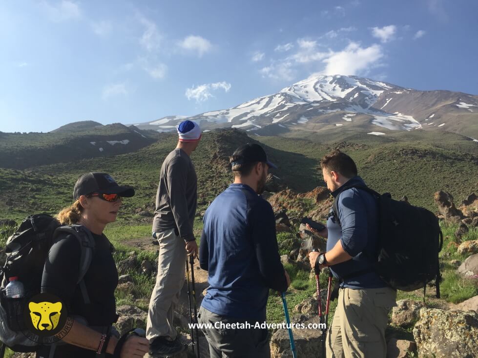 3-Acclimatization trek above Goosfandsara at 3300m, Damavand South route