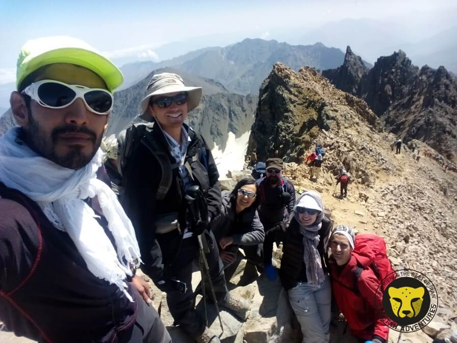 6-on the top of Alamkuh (4850m), the second highest peak in Iran