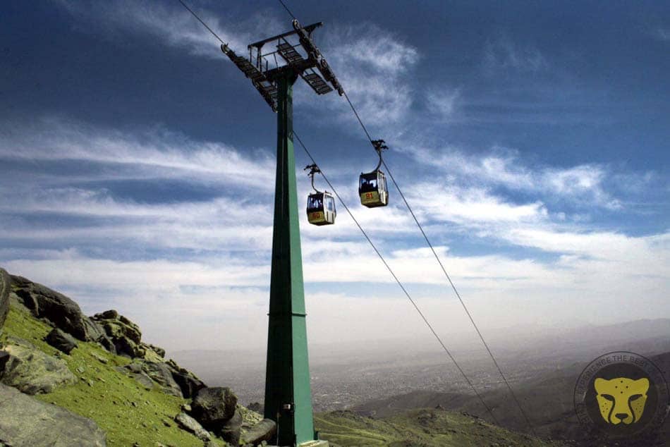 Cable Car from Tochal to Tehran