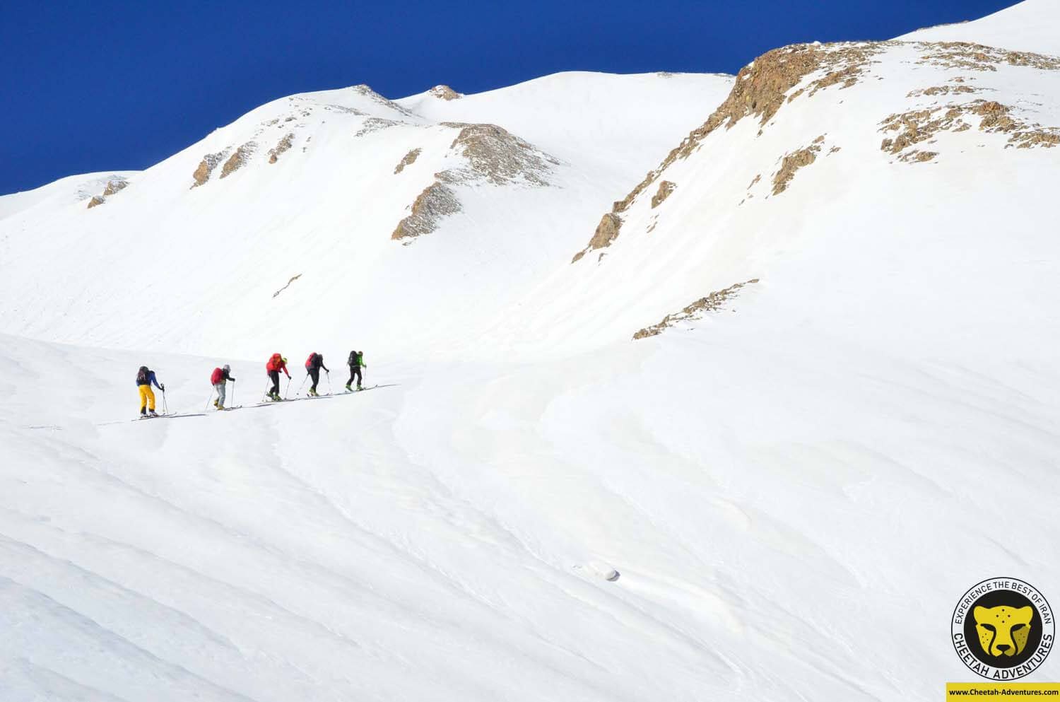 4 Ski touring To the summit of Doberar Peak (4250m), Damavand Ski tour