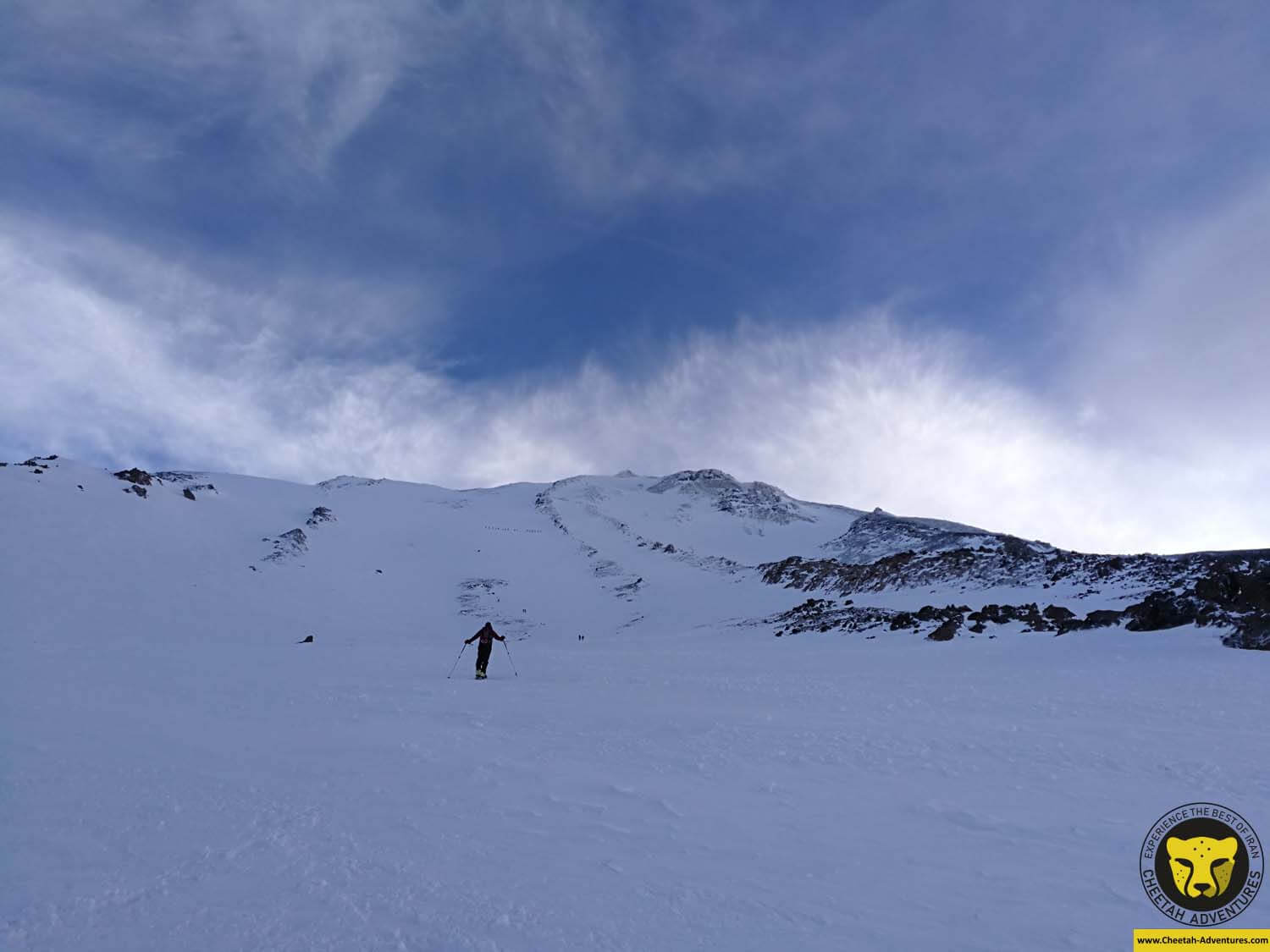 6-1 Damavand Summit Day, Ski touring from Bargah-e Sevom Hut
