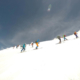 6-3 On the way to Damavand Summit at 5200m, Damavand Ski Touring travel iran tour package visit