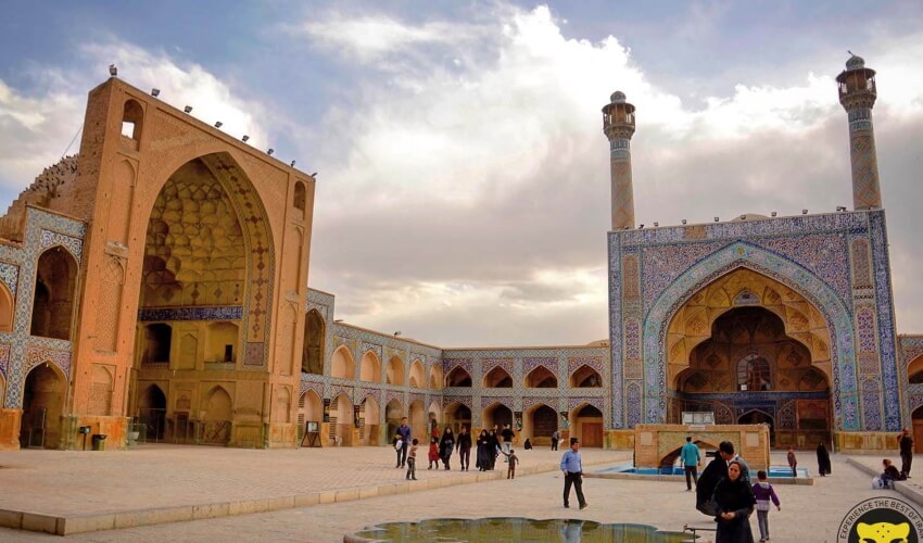 Jameh mosque of Isfahan (Masjed-e Jameh) or Atiq mosque