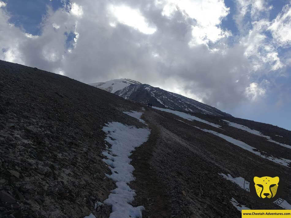 25 Acclimatization above Takht-e Fereidoun Camp at 4500m, Damavand North Eastern Route