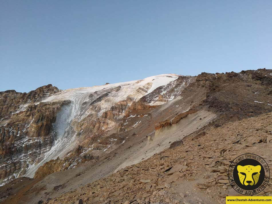 26 Yakhar Glacier at 4400m, acclimatization, Damavand North Eastern Ridge