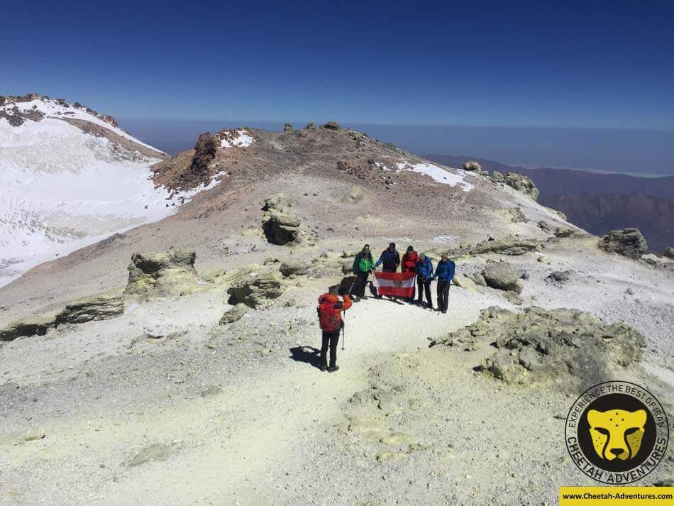 Damavand Summit (5610m), Damavand Volcanic Crater, Damavand North Eastern Ridge