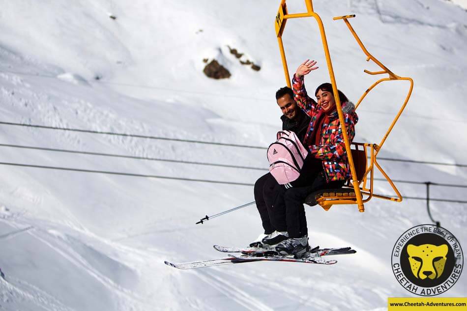 Cable Car in Dizin Ski Resort