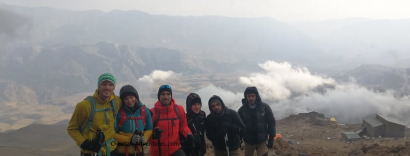 5-Acclimatization above Bargah-e sevom Hut-Mount Damavand Difficulty Trekking Tour Climbing Guide,