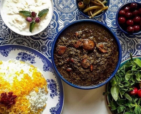 Ghormeh Sabzi-Iranian dishes-Iran Culture