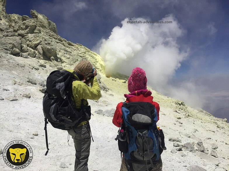 Mount Damavand-Volcanic Seven Summits-climb Mount Damavand mountain trekking summit height facts