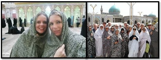 Iran Dress Code Women Proper clothes for visiting religious monuments iranian dos donts wear females 2