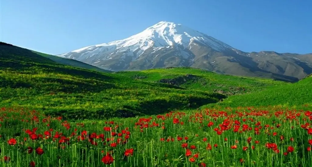 Damavand Mountain in Iran